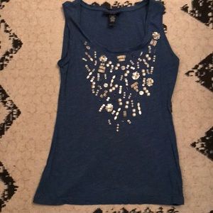 Alfani embellished tee